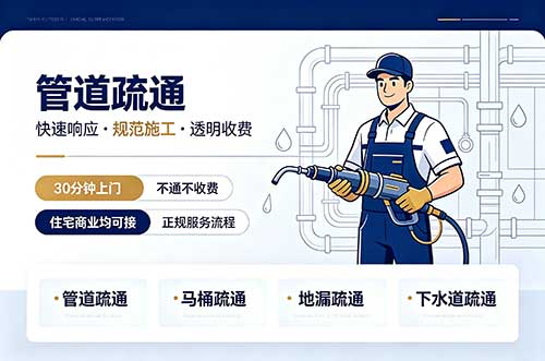 沣渭管道疏通