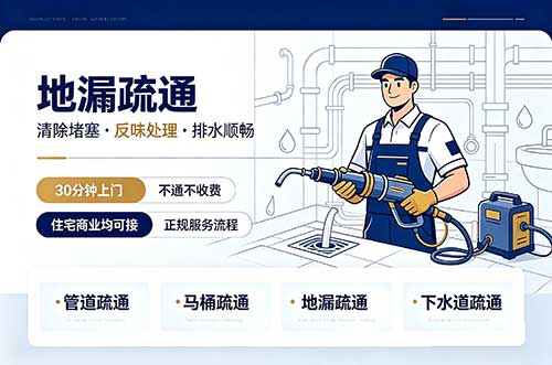 沣渭地漏疏通