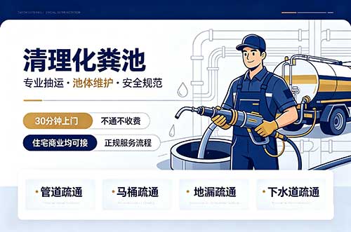 沣渭清理化粪池